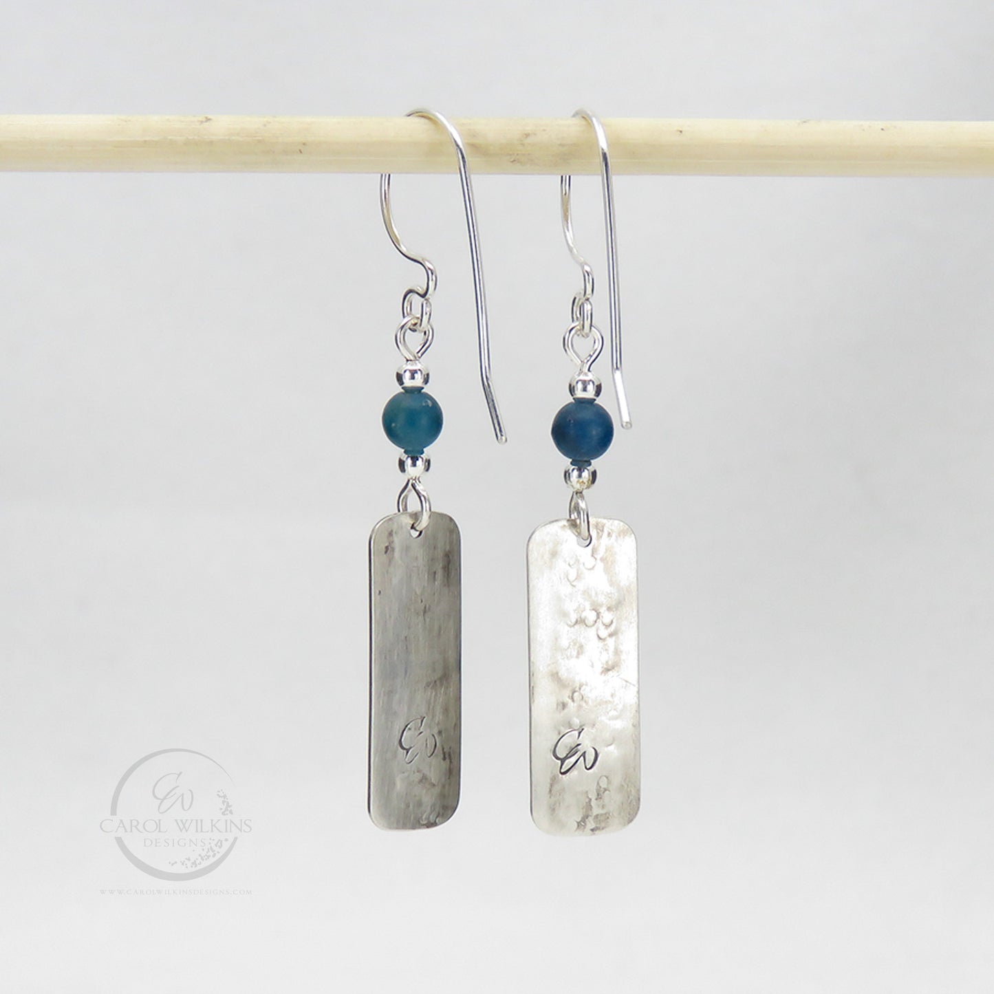 'Small Elysian Rivers with Blue Apatite Bead'